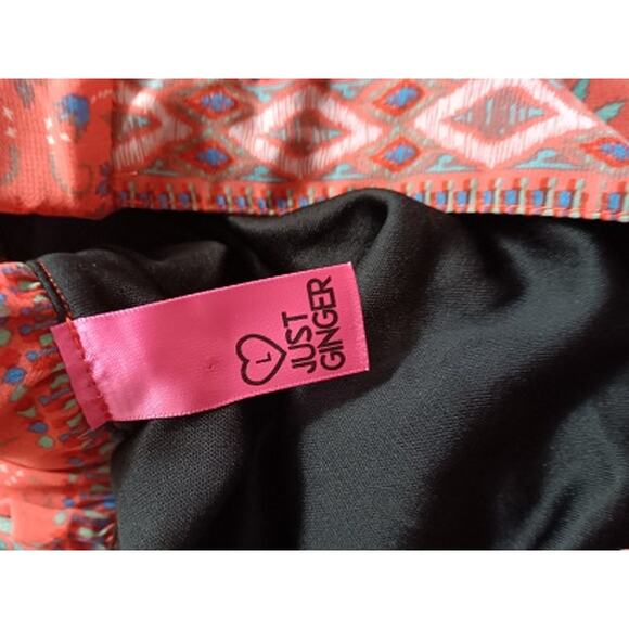 Boho Chiffon maxi skirt with double splits in front Size Large (f2) - Picture 5 of 5